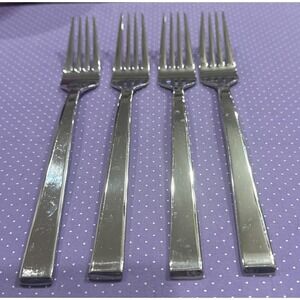Dansk‎ Meridian 18/10 Stainless Steel Dinner Forks Fork Set Of 4 Flatware